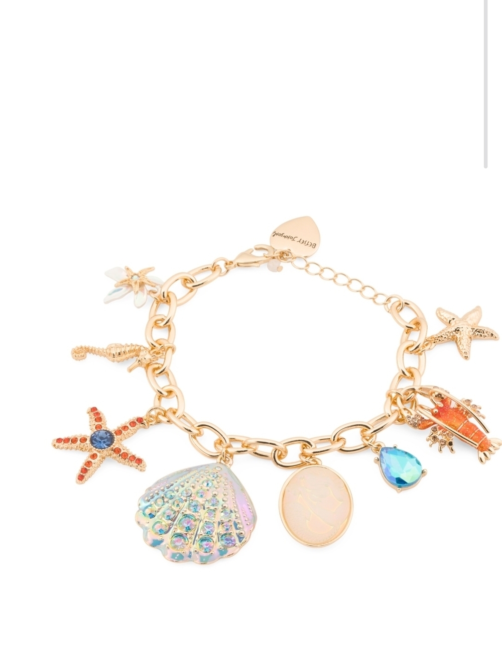 👉✨️Betsey Johnson Sealife Charm Flex Bracelet